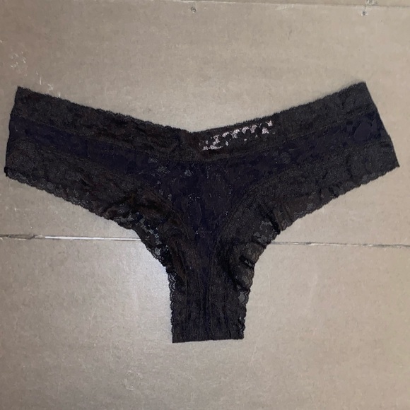Victoria's Secret Other - Victoria's Secret Large Black Lacey Cheeky Panties